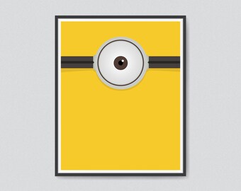 Just one eye print Etsy picture relating to Printable Minion Eye known as One particular eye print Etsy